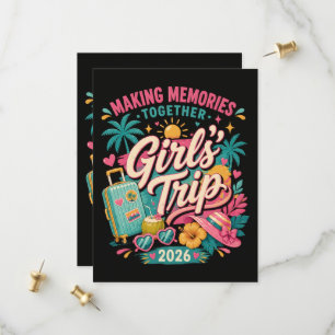 Save The Date Voyage entre filles 2026 Créer des souvenirs ensem