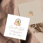 Save The Date Wagon Wheel Rustic Mariage d'automne Enregistrer L<br><div class="desc">Wagon Wheel Rustic Mariage d'automne Enregistrer la Carte de la Date - Ce rustique enregistrer la date présente une roue de wagon vintage avec des accents de moisson d'automne,  parfait pour les mariages de grange ou les fêtes de campagne. Terre,  saisonnière et pleine de charme rustique.</div>