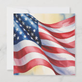 Save The Date Watercolor Fourth Of July Wedding (Dos)