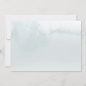 Save The Date Watercolor Mountains Mariage forestier (Dos)