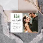 Save The Date Watercolor Pine Tree Forest Wedding Enregistrer La<br><div class="desc">Célébrez dans le style avec ces mariage élégant et très tendance enregistrer les cartes de date. Ce design est facile à personnaliser avec votre libellé d'événement spécial et vos invités seront ravis quand ils reçoivent ces cartes fabuleuses.</div>