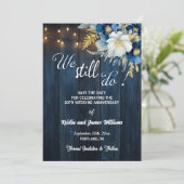 Save The Date We Still Do 20th Wedding Anniversary String Lights (Debout devant)