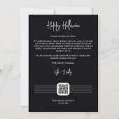 Save The Date Wedding Couple Spooky Forest Toward Haunted Castle (Dos)