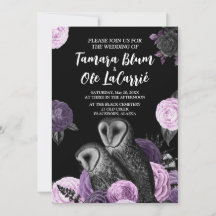 Wedding de Gothic Owls