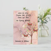 Save the Date Wedding Event Kaart (Staand voorkant)