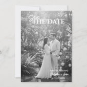 Save The Date Wedding Photo Invite, Save The Date (Devant)