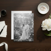 Save The Date Wedding Photo Invite, Save The Date