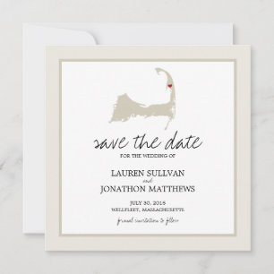 Save The Date Wellfleet Cape Cod Mariage Enregistrer la date