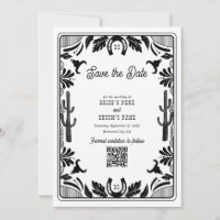 Western Country Cowboy Rustique Mariage