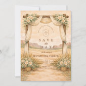 Save The Date Western Desert Arch Wedding (Devant)