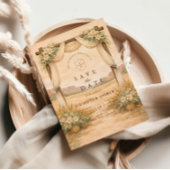 Save The Date Western Desert Arch Wedding