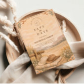 Save The Date Western Desert Ranch Wedding