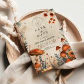 Save The Date Whimsical Mushroom Forest Wedding