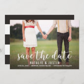 Save The Date Whimsy Photo Enregistrer la date de l'annonce (Devant / Derrière)