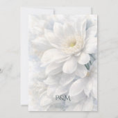 Save The Date White Ivory Quiet Luxury Romantic Elegant Wedding  (Dos)