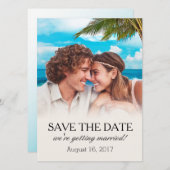 Save The Date White Sands Beach DEMANDEZ-MOI DE PHOTOCHOISIR VOT (Devant / Derrière)