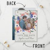 Save The Date Wild Love Fleur sauvage Boho Floral Mariage