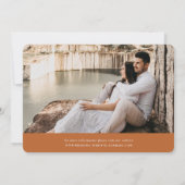 Save The Date Wild Meadow Wreath Floral Photo (Dos)