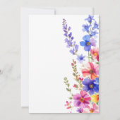 Save The Date Wildflower Elegant Boho Rustic Garden Wedding (Dos)