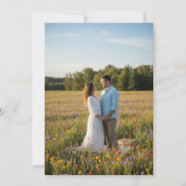 Save The Date Wildflower Photo Wedding (Dos)