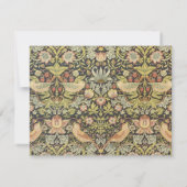  Save the Date William Morris Flowers (Achterkant)