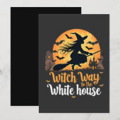 Save The Date Witch Way à la Maison Blanche (Devant / Derrière)