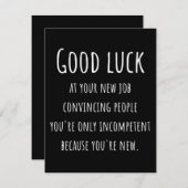 Save The Date your new job convincpeople you're ononly (Devant / Derrière)