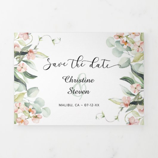 Save the Date Zaalvoetbal Drievoudige Uitnodiging (Cover)