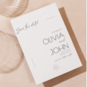 Save the Dates Minimalistisch Modern Save The Date