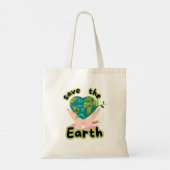 Save the Earth Tote Bag (Achterkant)