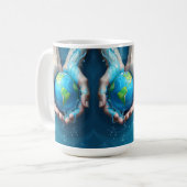 “Save the Earth Water Planet Mug  (Devant gauche)