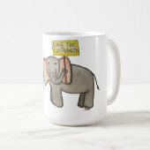 Save the Elephants Koffiemok (Voorkant rechts)