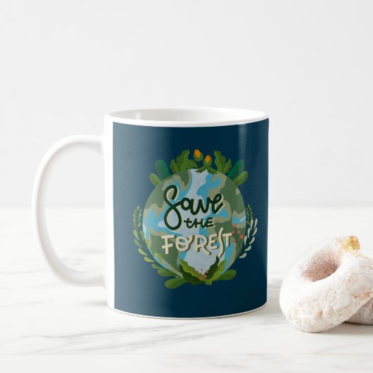 Save the Forest Koffiemok (Met donut)