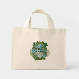 Save the Forest Mini Tote Bag