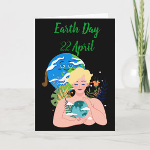 Save The Green Earth Day T Shirt_1 Kaart