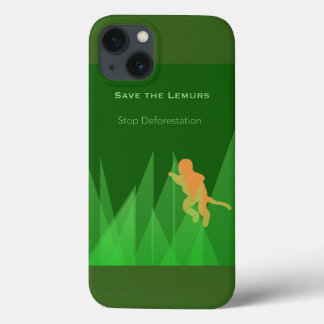 Save the Lemurs iPhone 13 Hoesje