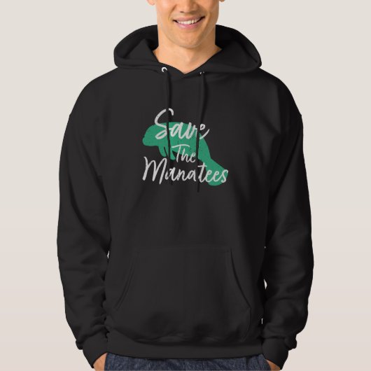 Save The Manatees Hoodie (Voorkant)