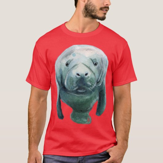 Save The Manatees Stickers T-shirt (Voorkant)