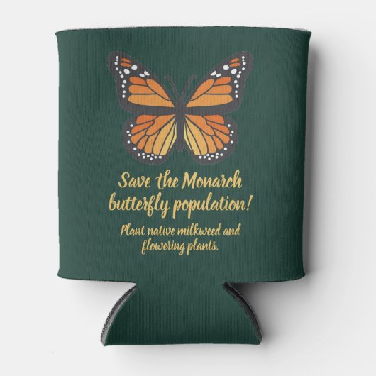 Save the Monarch butterfly Blikjeskoeler (Voorkant)