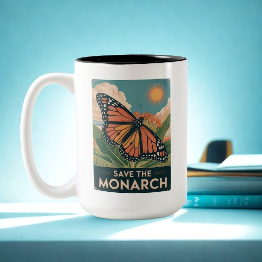 Save the Monarchs Coffee Mok – cadeau voor Eco-fan