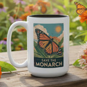 Save the Monarchs Coffee Mok – cadeau voor Eco-fan