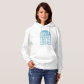 Save the ocean activist quotes retro aesthetic hoodie (Voorkant volledig)
