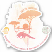 Save the Pangolins Limited Edition Sticker (Voorkant)