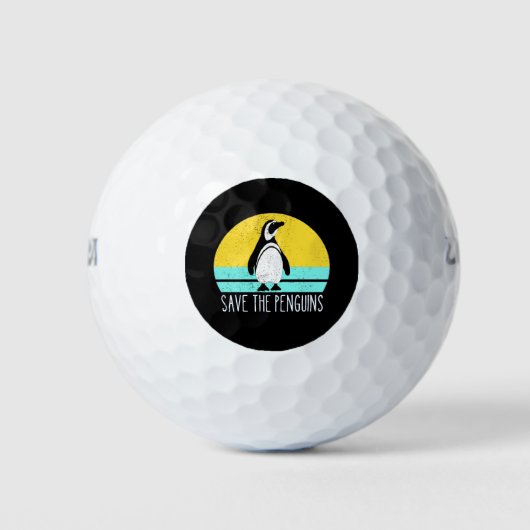 Save The Penguins Golfballen (Voorkant)