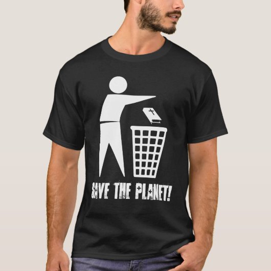 Save the Planet! (Escura) T-shirt (Voorkant)