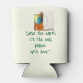 “Save the Planet” Koozie Fleskoeler (Achterkant)