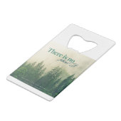 Save the Planet Kredietkaart Flessenopener (Achterkant Gekanteld)