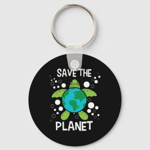 Save the Planet - Milieubescherming Aarde D Sleutelhanger