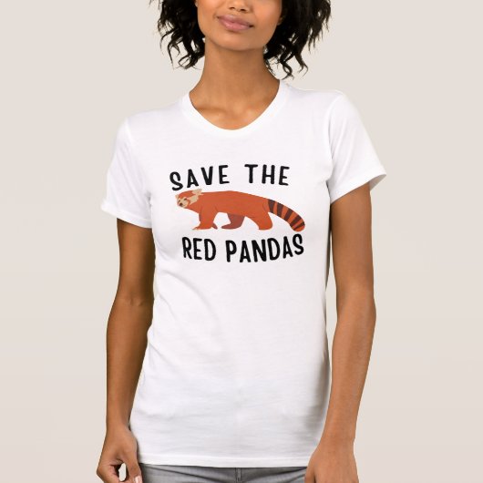 Save the Red Pandas T-shirt (Voorkant)