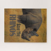 Save The Rhinos Legpuzzel (Horizontaal)